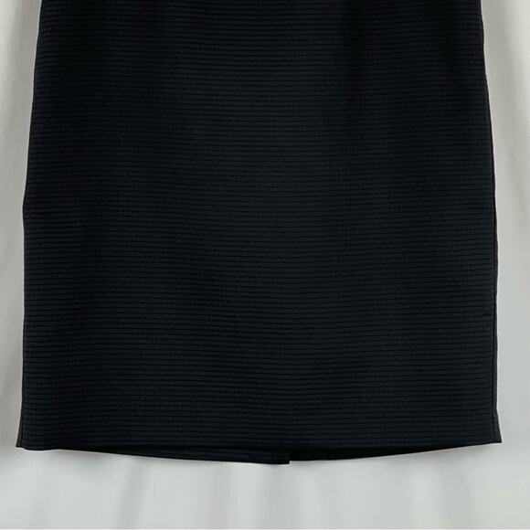 Liz Claiborne Black Textured Academia Career Office Pencil Skirt NWOT Size 8 - Picture 3 of 12